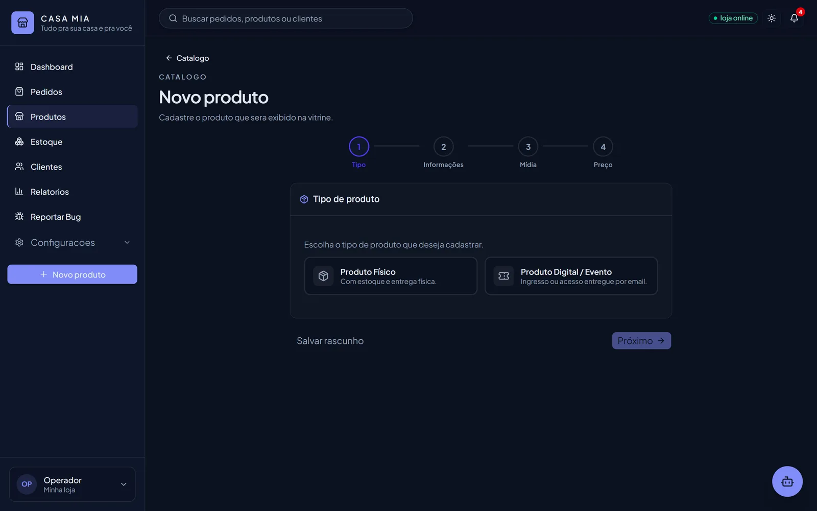 Cadastre o produto uma vez, venda pra sempre no painel Lojist